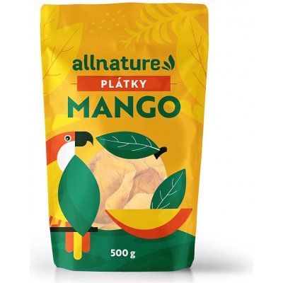 ALLNATURE Mango sušené plátky 500 g – Zboží Dáma