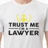 Pánské Tričko Tričko Trust me I'm a Lawyer Světle modrá