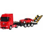 Rastar Kamion 2v1 Mercedes-Benz Actros + AMG GT3 červená RTR 1:24 – Zboží Mobilmania