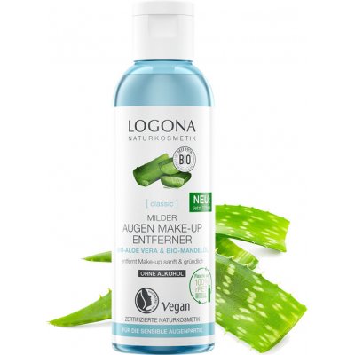 Logona Jemný odstranovač očního make-upu BIO Aloe & Mandlový olej 125 ml – Zboží Mobilmania