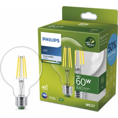 Philips LED 60W G95 E27 4000K CL UE SRT4 929003642601 – Hledejceny.cz