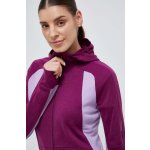 Icebreaker Wmns Merino Quantum ZoneKnit LS Zip Hoodie Go Berry/Purple Gaze