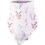 Little Angel DITA Šátek na krk podšitý Outlast® Panda sv. fialová – Zboží Mobilmania