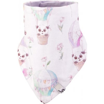 Little Angel DITA Šátek na krk podšitý Outlast® Panda sv. fialová – Zboží Mobilmania