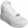 Dámské tenisky adidas Hoops 3.0 Mid cloud white/cloud white/gold metallic bílá