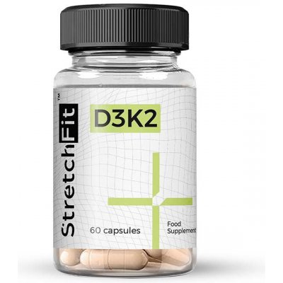 StretchFit Vitamín D3K2 60 kapslí