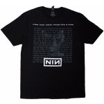 Nine Inch Nails tričko Downward Spiral BP White – Sleviste.cz