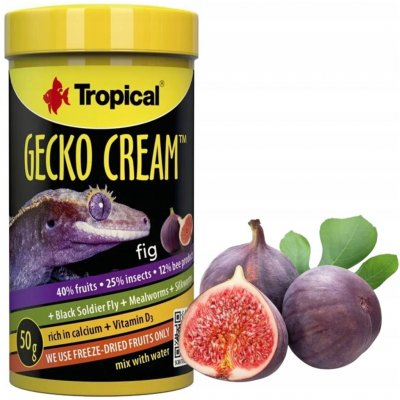 Tropical Gecko Cream Fig 100 ml, 55 g – Zboží Mobilmania