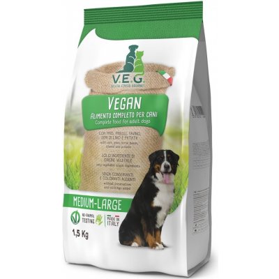 V.E.G. Vegan Dog Medium rostlinné 1,5 kg – Zbozi.Blesk.cz