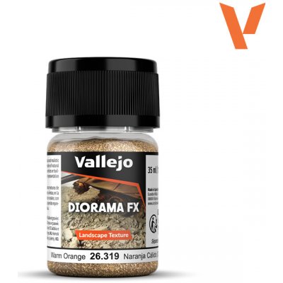 Vallejo Diorama FX 26319 Warm Orange 0,1-0,6 mm 35 ml – Zboží Dáma