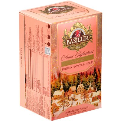 Basilur Christmas Fruit Assorted přebal 20 x 1,8 g – Hledejceny.cz