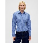 GAP Popelínová košile Fitted Shirt Modrá – Hledejceny.cz