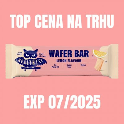 HealthyCo Wafer bar citron 24 g – Zbozi.Blesk.cz