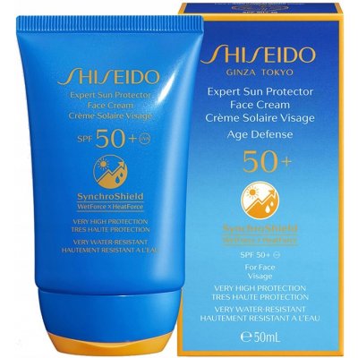 Shiseido SynchroShield Expert Sun Protector Face Cream Age Defense SPF50+ 50 ml