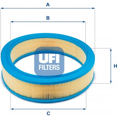 UFI Vzduchový filtr 3011801 – Hledejceny.cz