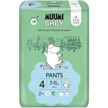 Muumi Baby Pants 4 Maxi 7-11 kg kalhotkové eko 40 ks