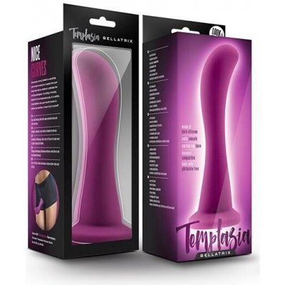 Blush Temptasia Bellatrix Dildo Plum, silikonové dildo s přísavkou 16,5 x 2,9–4,1 cm – Zbozi.Blesk.cz