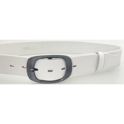 Penny Belts dámský kožený opasek 7200 bílý – Hledejceny.cz