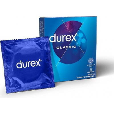 Durex Classic Regular Fit 3 ks – Hledejceny.cz