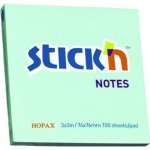 Bloček samolepicí Stick´n 76x76 mm, modrý – Hledejceny.cz