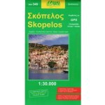 ORAMA 348 Skopelos 1:30 000 turistická mapa – Zboží Mobilmania
