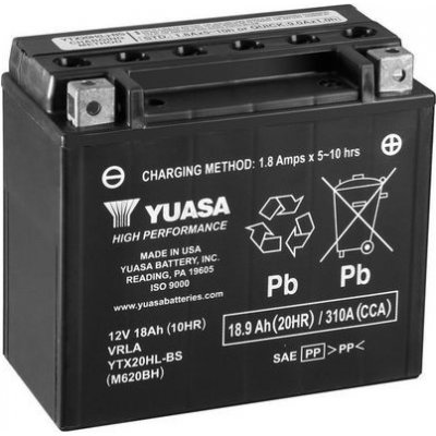 Yuasa YBX9000 AGM 12V 50Ah 520A YBX9012 – Zboží Mobilmania