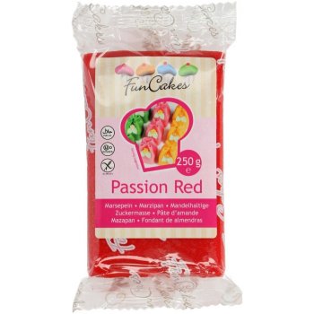 FunCakes Marcipán Passion Red červený 250 g