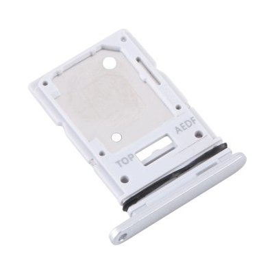 Držák (šuplík) SIM Samsung A546 Galaxy A54 5G silver/white – Zboží Živě