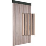 Závěs do dveří Atlas černá/průhledná 90x210 cm – Hledejceny.cz