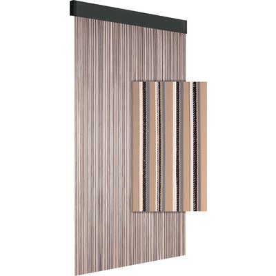 Závěs do dveří Atlas černá/průhledná 90x210 cm – Hledejceny.cz