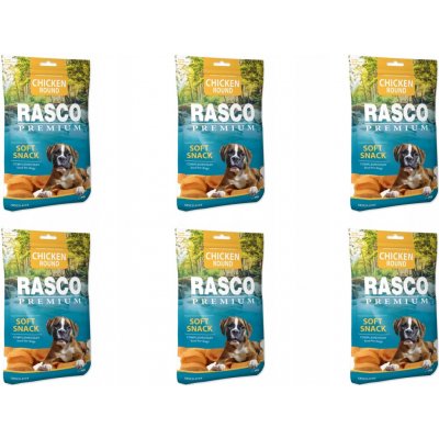 Rasco Pochoutka Premium kuřecí kolečka 6 x 80 g – Hledejceny.cz