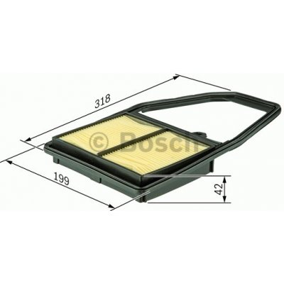 Vzduchový filtr Bosch 1 457 433 322 – Hledejceny.cz