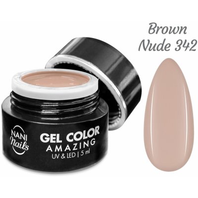 NANI UV gel Amazing Line Brown Nude 5 ml – Zboží Dáma