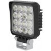 Přední světlomet TruckLED LED pracovní reflektor, 16W, 12V/24V, s tlačítkem - Homologace R10
