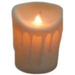 Emocio LED čajová svíčka tančící plamen 75 × 125 mm – Hledejceny.cz