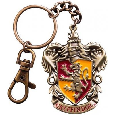 Přívěsek na klíče Noble Collection Harry Potter kovová Nebelvír 7673