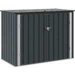Omaxi zahradní úložná bedna 151,5 x 82 x 110,5 cm ocel černá 750495 – Hledejceny.cz