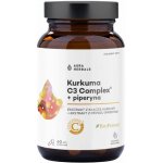 Aura Herbals Kurkuma 500 mg C3 Complex + Piperin 60 kapslí – Hledejceny.cz