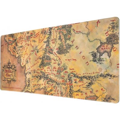 CurePink The Lord of the Rings Pán prstenů Mapa Středozemě MGGE020 – Hledejceny.cz