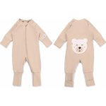 Moniel Dětský rostoucí overal Medvěd Pastel béžová – Hledejceny.cz