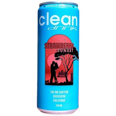 Clean Drink Strawberry sunset 330 ml – Zboží Dáma