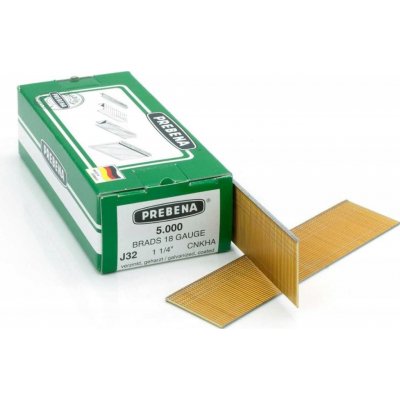 Hřebíky do hřebíkovačky Prebena J32CNKHA 32 mm 5000 kusů – Hledejceny.cz