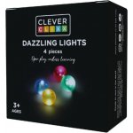 Cleverclixx Svítící kuličky do kuličkodráhy 4 ks – Zboží Živě