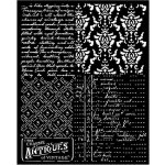 Stamperia Plastová šablona 20x25cm mix vzorů – Zboží Dáma