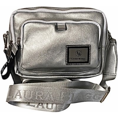 Laura Biaggi crossbody světlá stříbrná JS-192 – Zboží Mobilmania