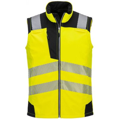 PortWest HI-VIS PW325 reflexní softshelová vesta PW3 HV žluto-černá – Hledejceny.cz