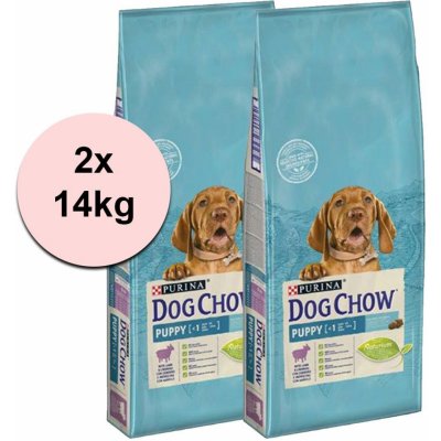 Purina Dog Chow Puppy Lamb & Rice 2 x 14 kg – Hledejceny.cz