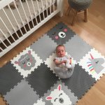 Vylen Minideckfloor podlaha 12 dílů jednorožec méďa beránek a lama – Zboží Dáma