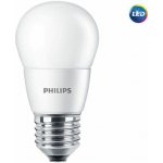 Philips LED žárovka E27 P48 7W 60W teplá bílá 2700K – Hledejceny.cz