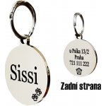 u Psíka Nerezová známka pro psa 25*30mm Stříbrná – Hledejceny.cz